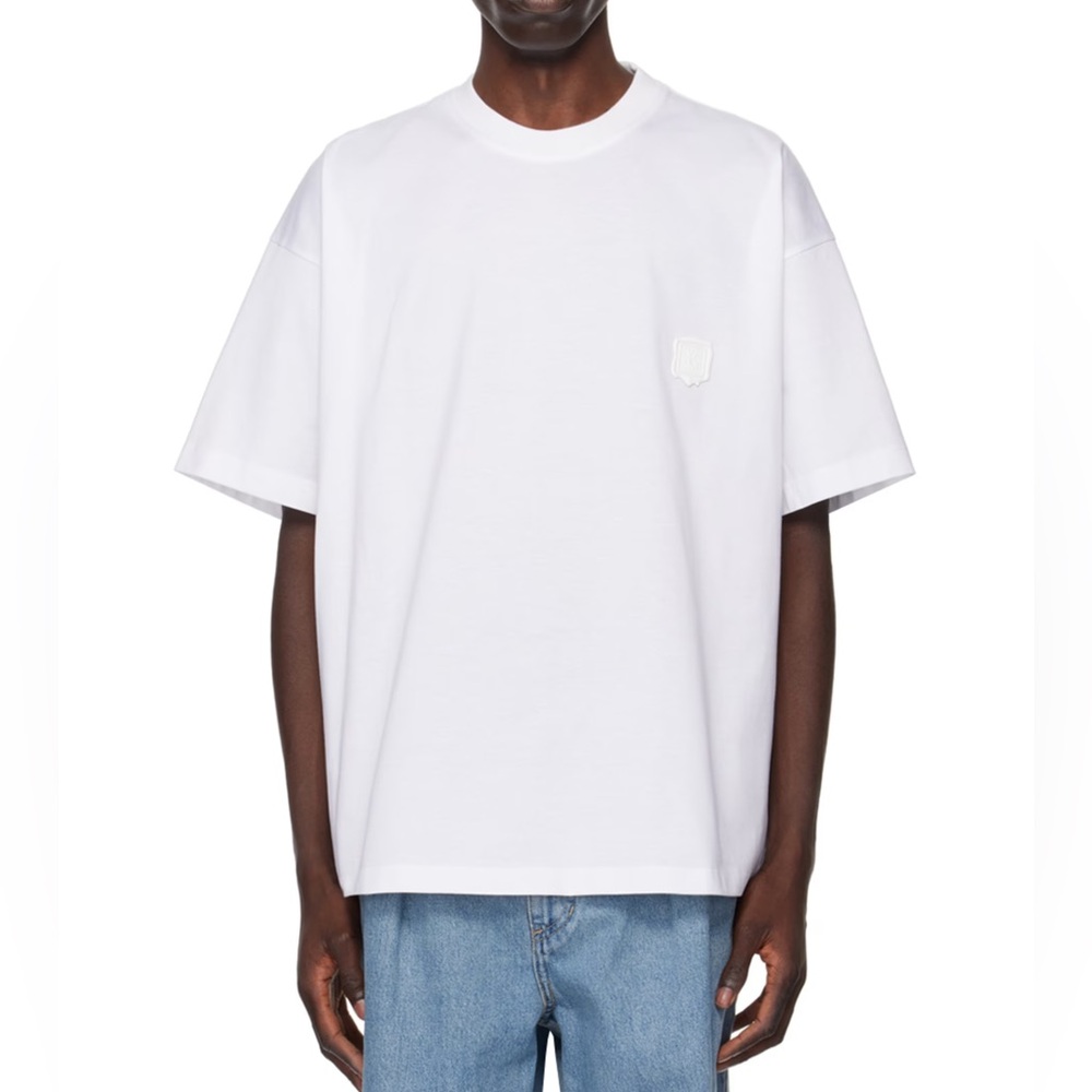 SOLID HOMME White T-Shirt